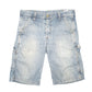 Mens Blue Carhartt Carpenter Bermuda Dungaree Denim Shorts