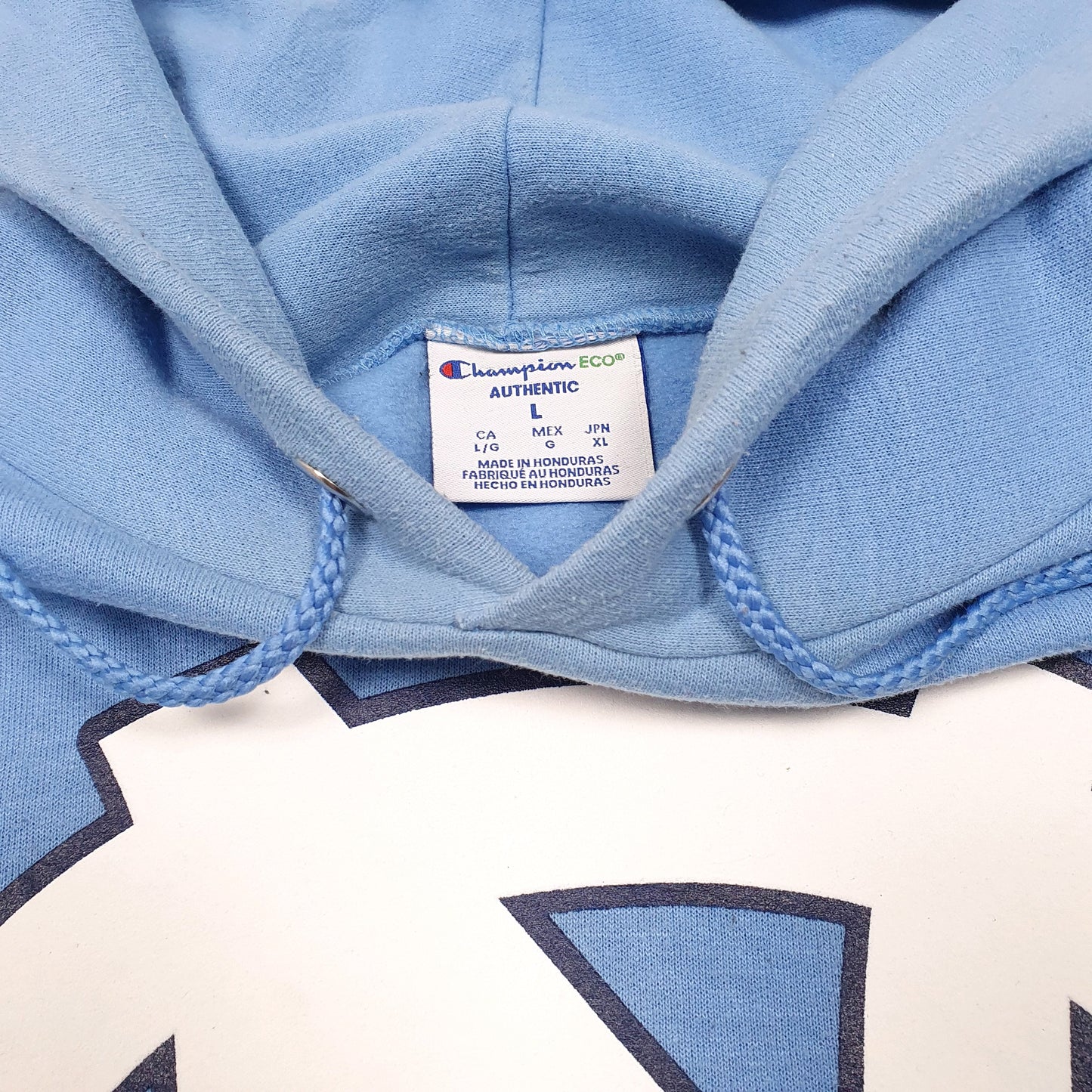 Mens Blue Champion North Carolina Basketball USA Hoodie Jumper