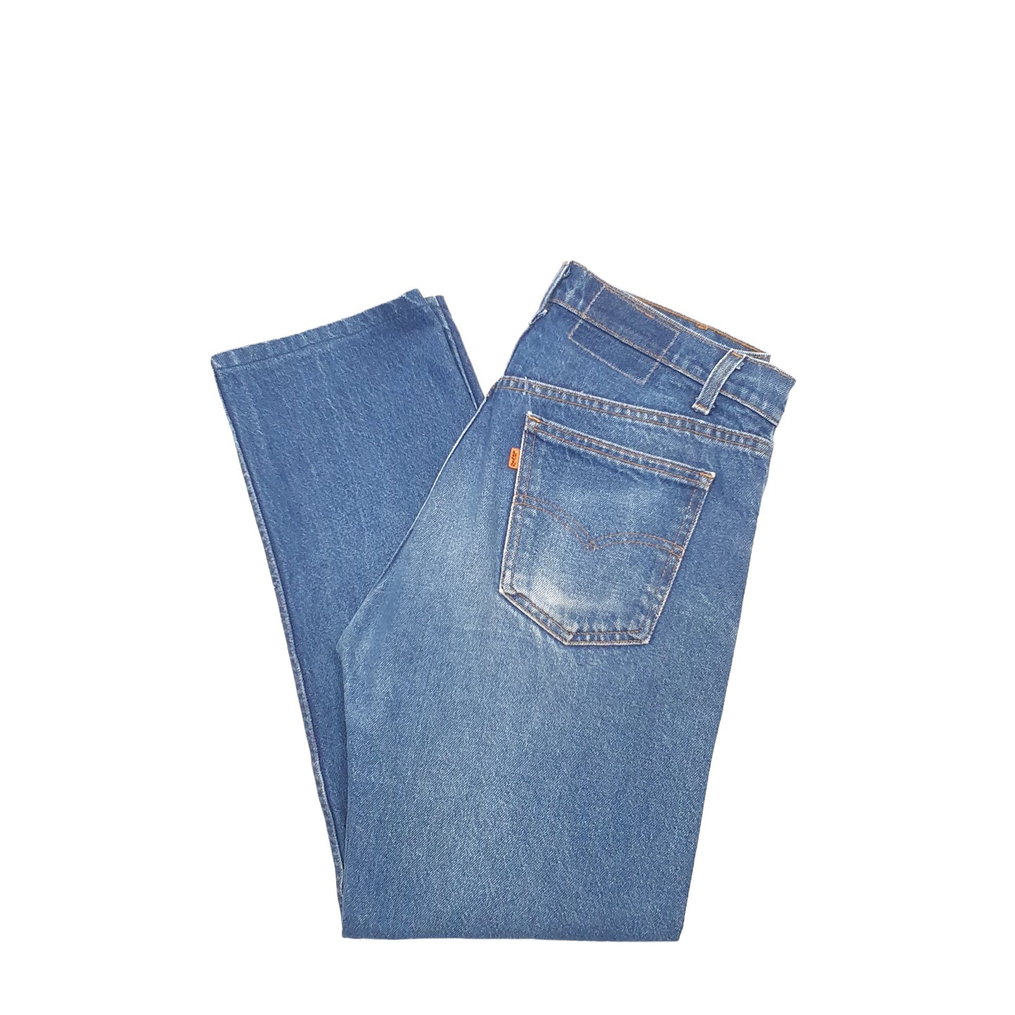 Levis Straight Straight Fit Jeans W33 L29 Blue