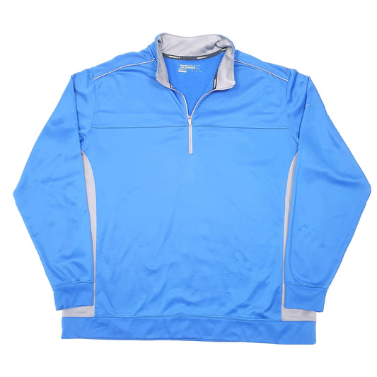 Mens Blue Nike Golf Active Sport Full Zip Jumper