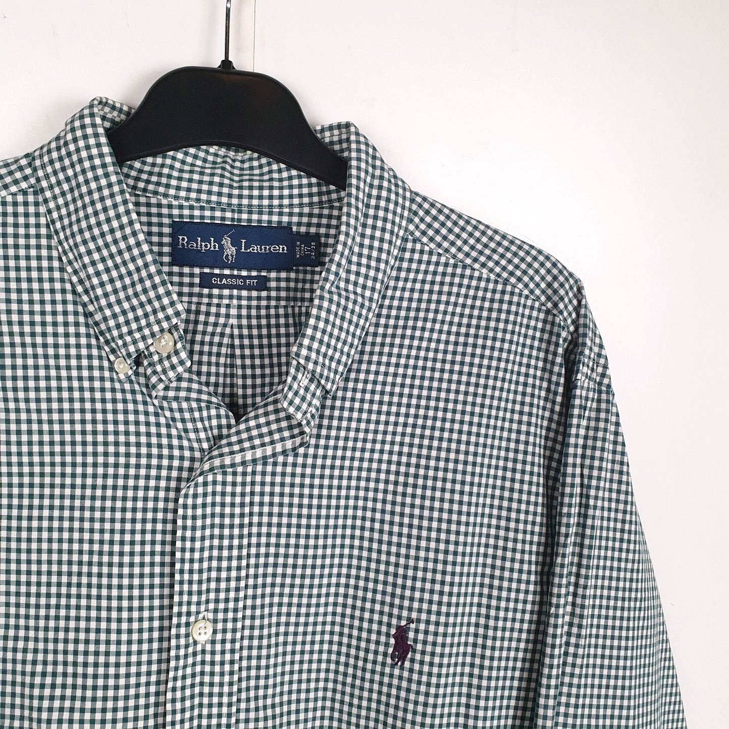 Polo Ralph Lauren Long Sleeve Classic Fit Gingham Shirt