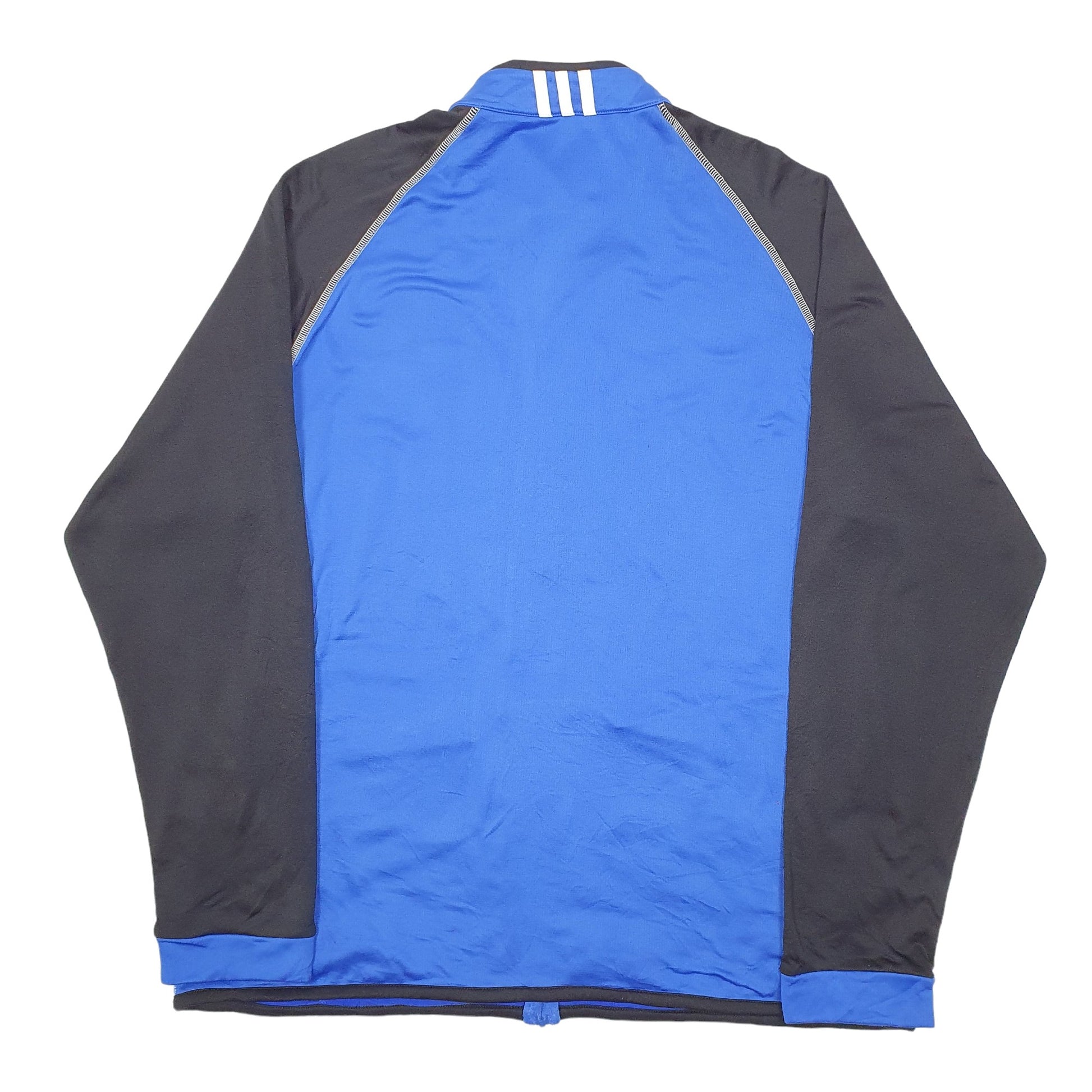 Mens Blue Adidas  Full Zip Jumper