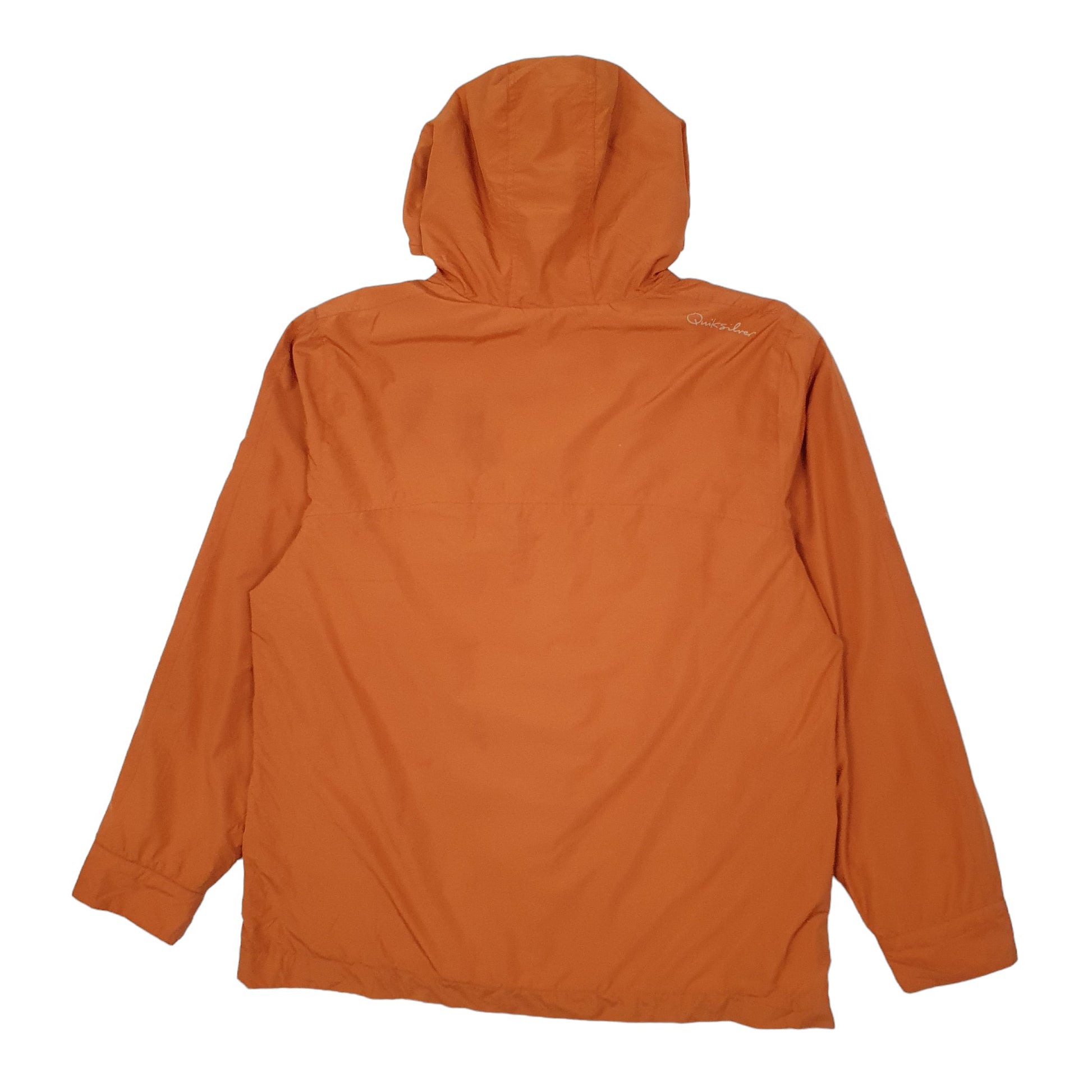Mens Orange Quiksilver Windbreaker  Coat