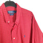 Polo Ralph Lauren Long Sleeve Blake Fit Check Shirt Red