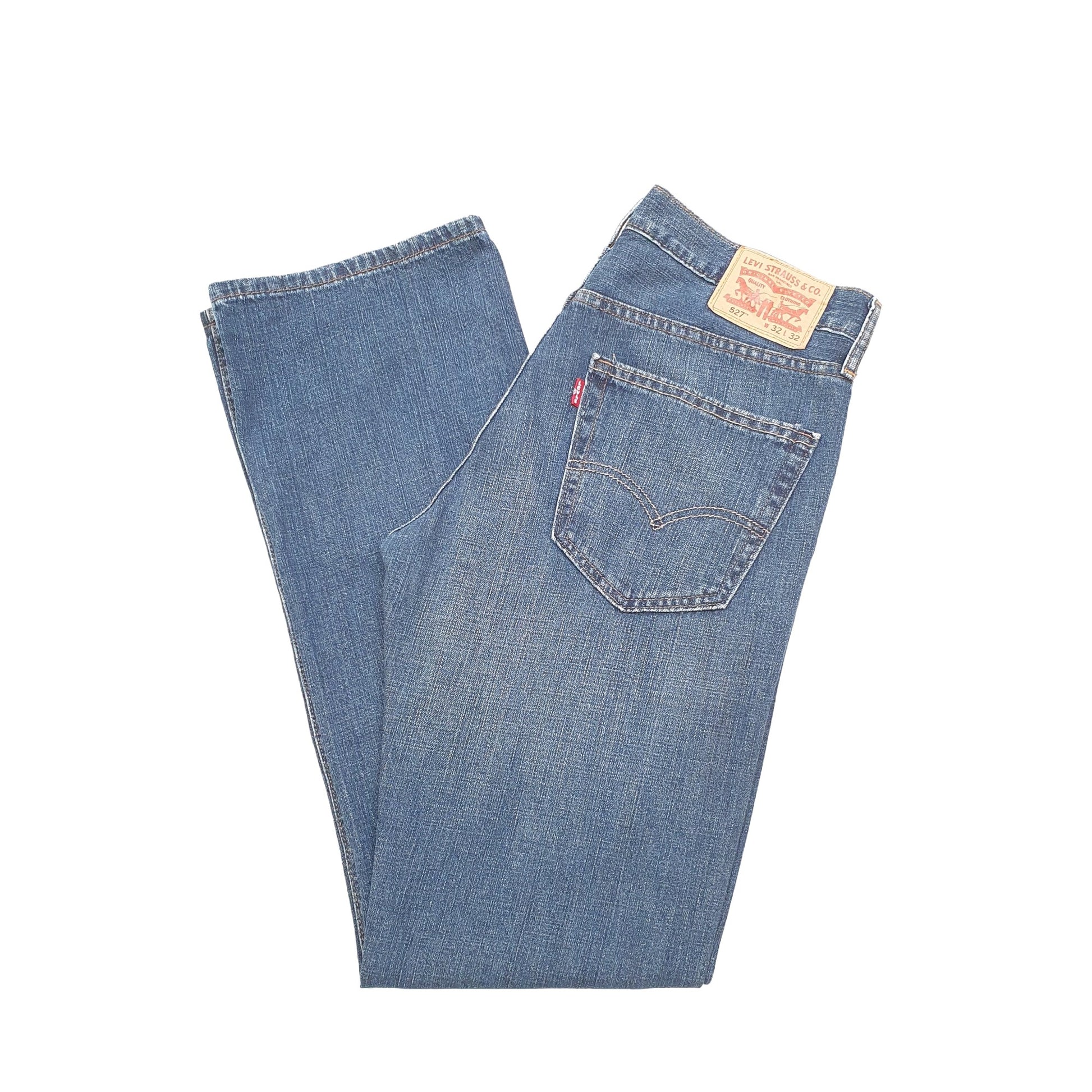 Levis 527 Bootcut Fit Jeans W32 L32 Blue