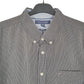 Tommy Hilfiger Short Sleeve Classic Fit Pinstripe Shirt Black