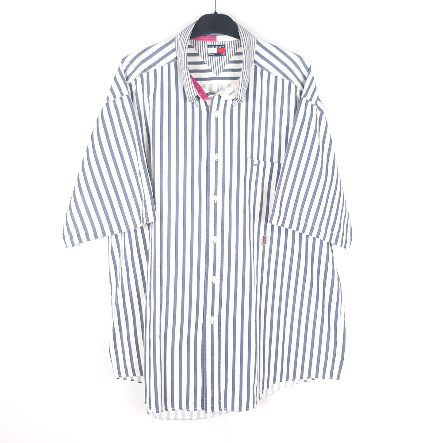 Blue Tommy Hilfiger Short Sleeve Shirt