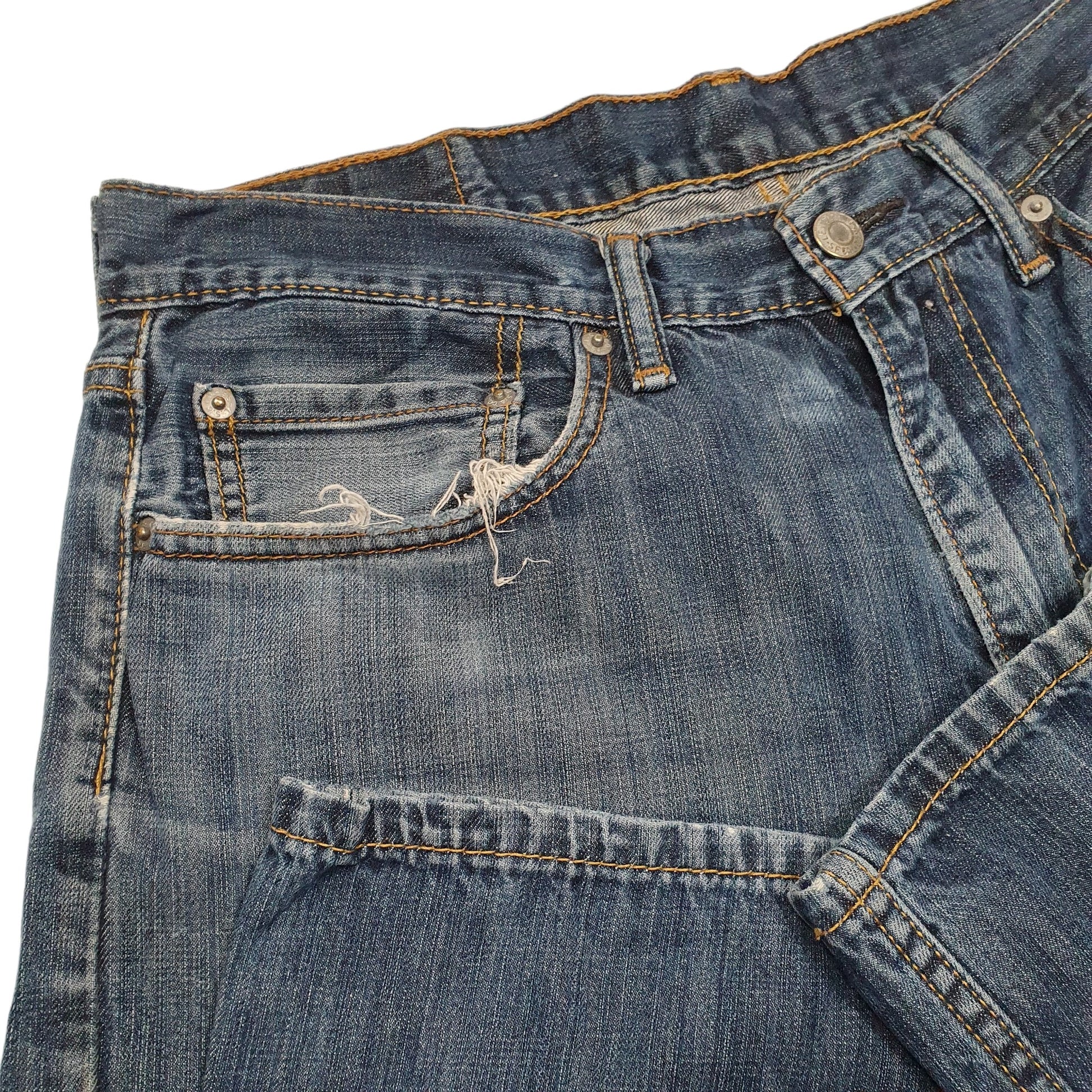 Mens Blue Levis  513 JeansW34 L30