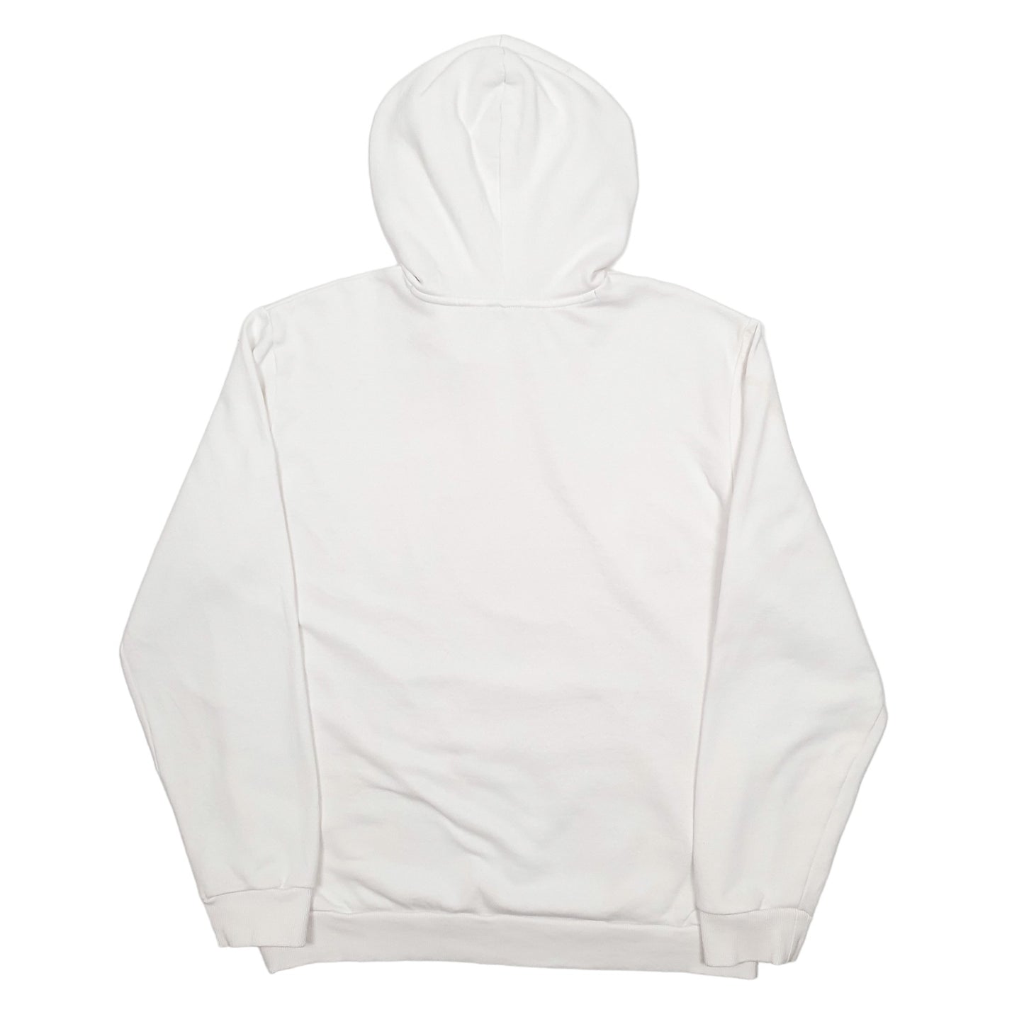 Mens White Puma Spellout Hoodie Jumper