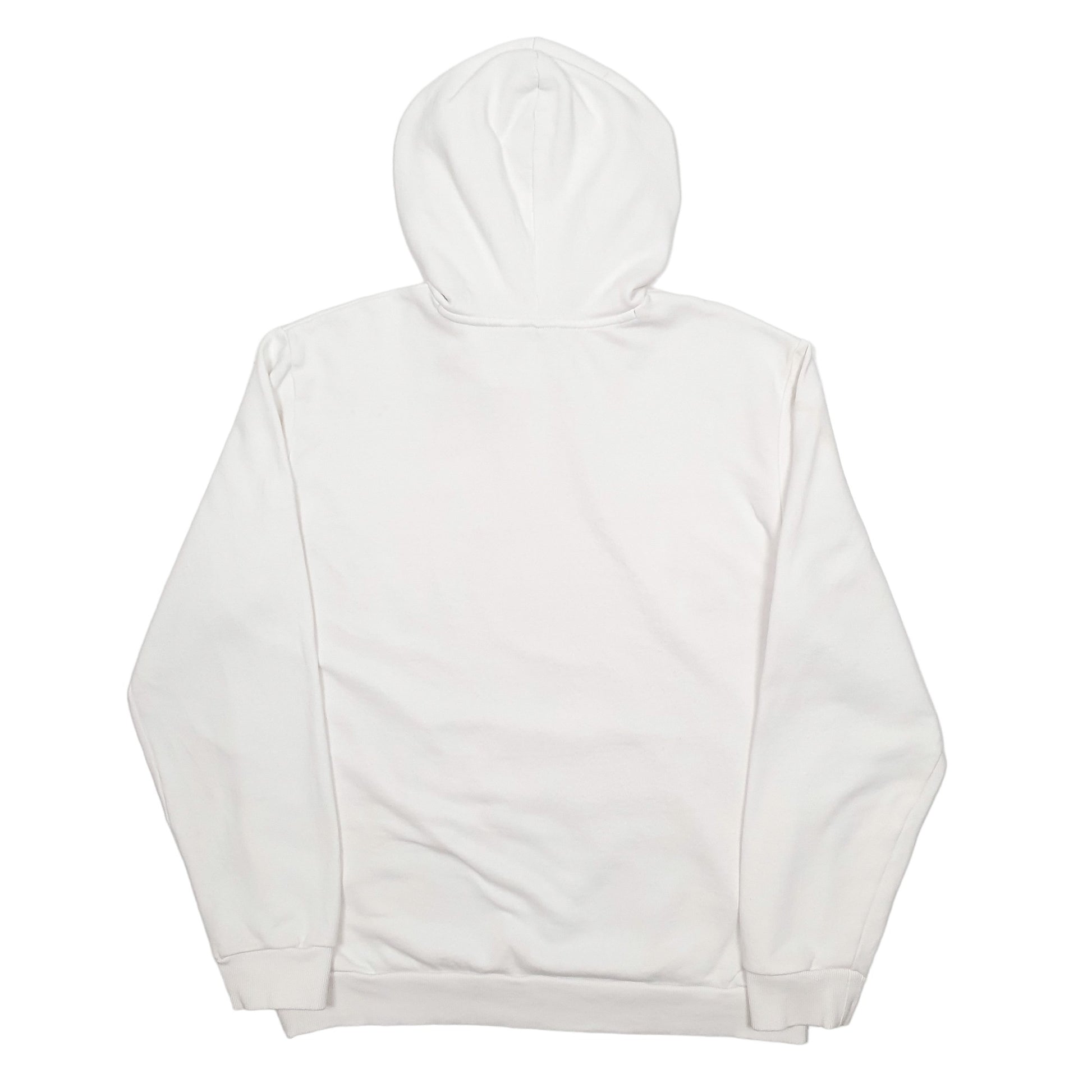 Mens White Puma Spellout Hoodie Jumper