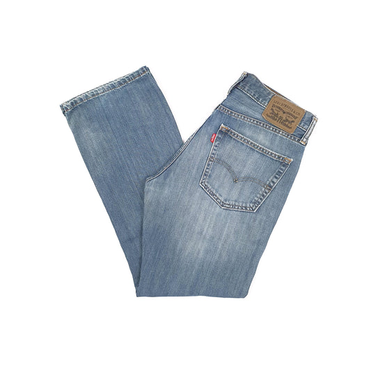 Levis 527 Bootcut Fit Jeans W34 L30 Blue
