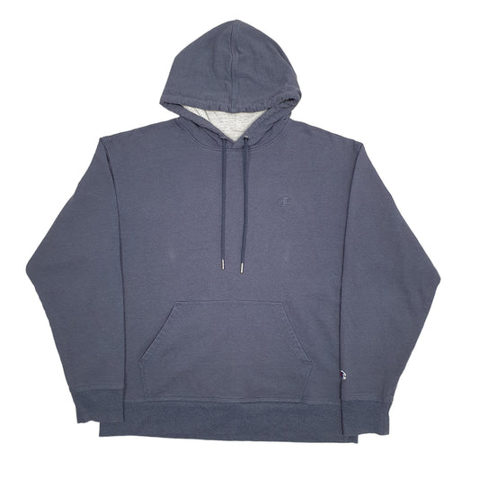 Mens Blue Champion Hoodie Jumper