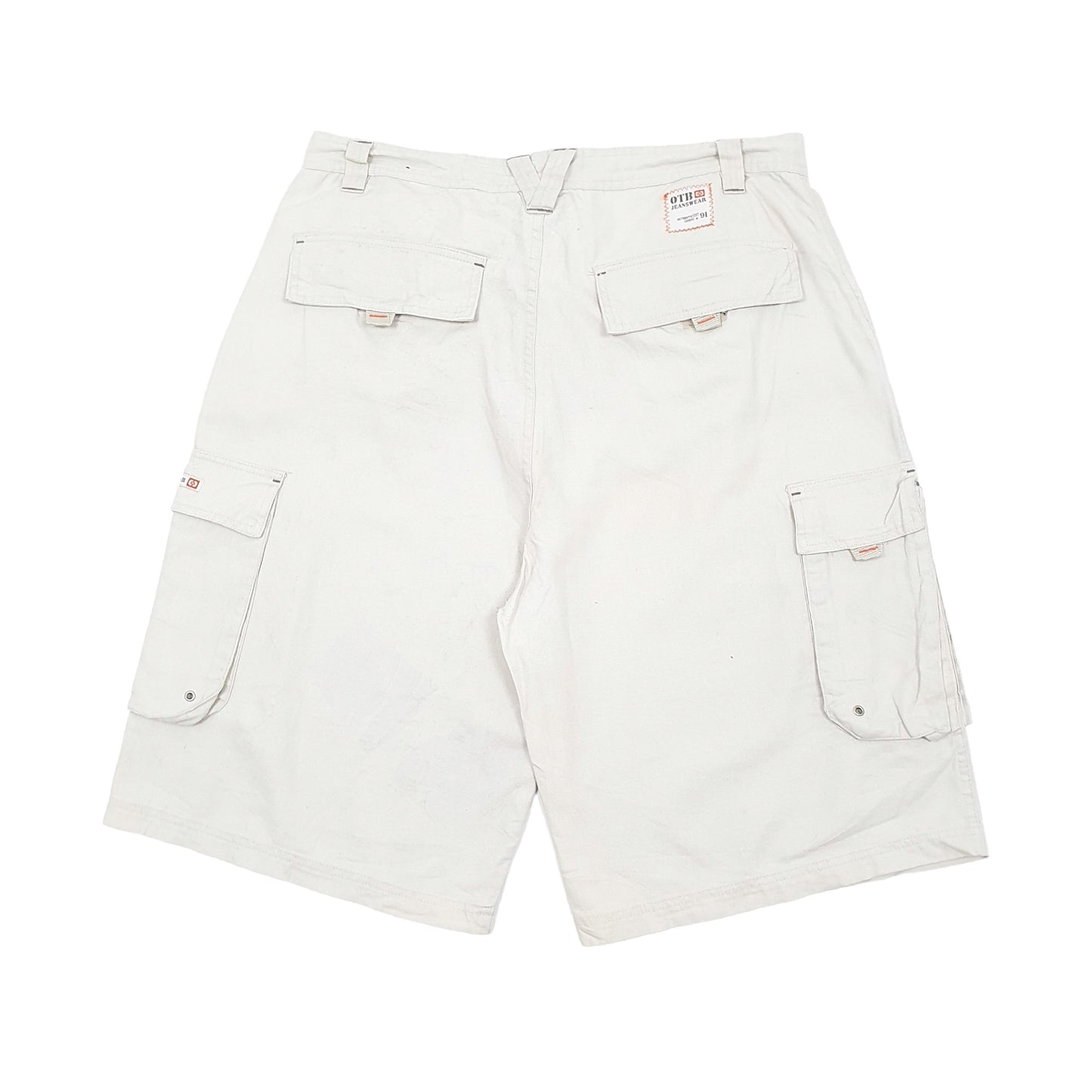 One Tough Brand Beige Cargo Workwear Shorts W36