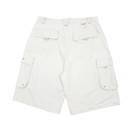 One Tough Brand Beige Cargo Workwear Shorts W36