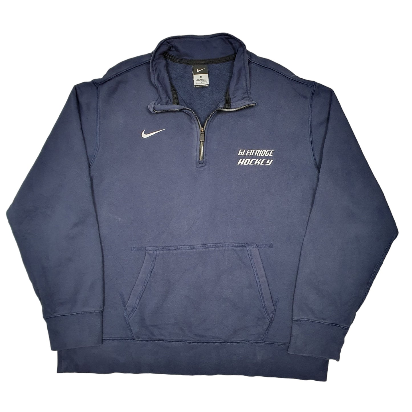  Navy Nike Glenridge Hockey Sweater Quarter Zip Jumper
