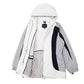 Womens White Nautica Hooded  Coat