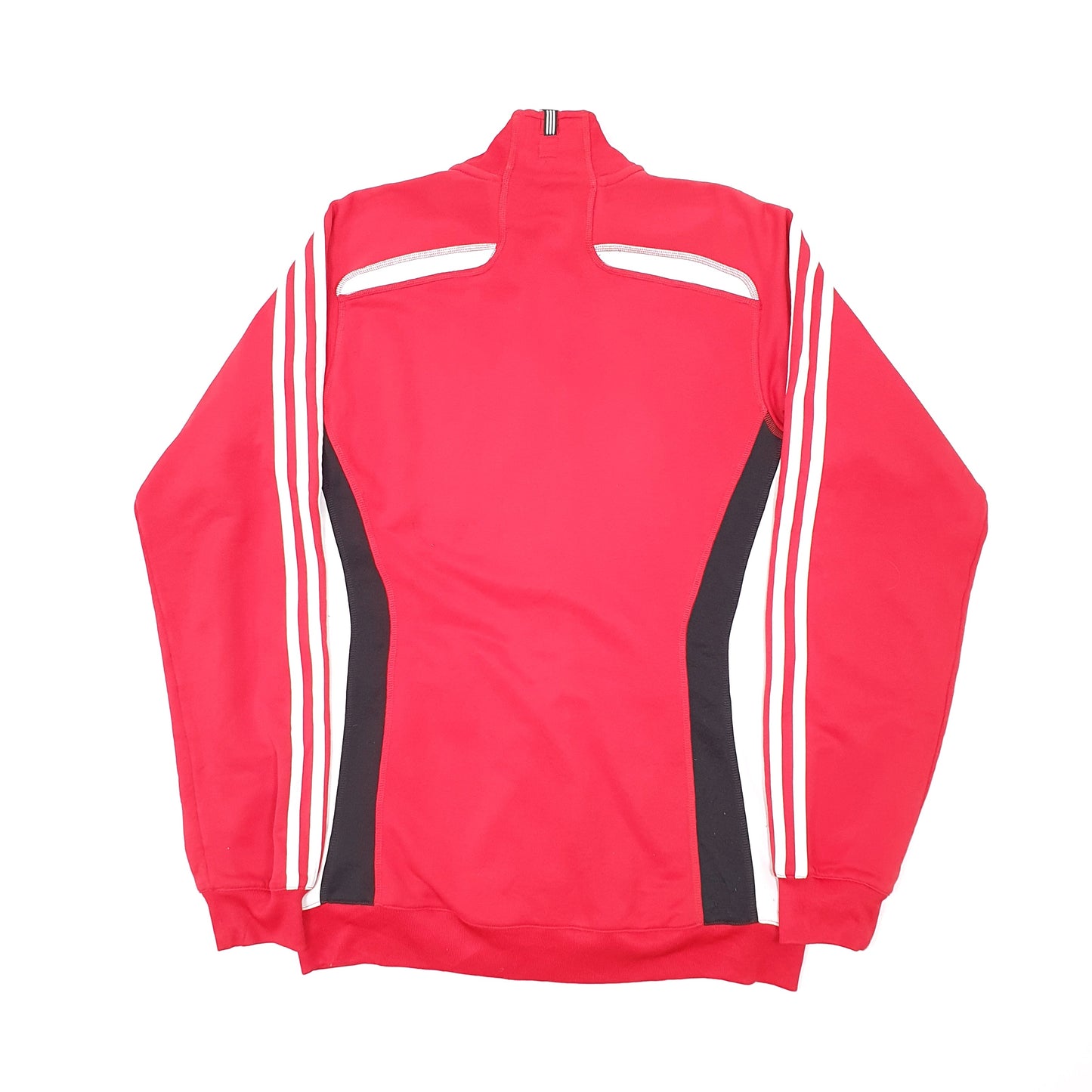 Mens Red Adidas Track Full Zip Jumper