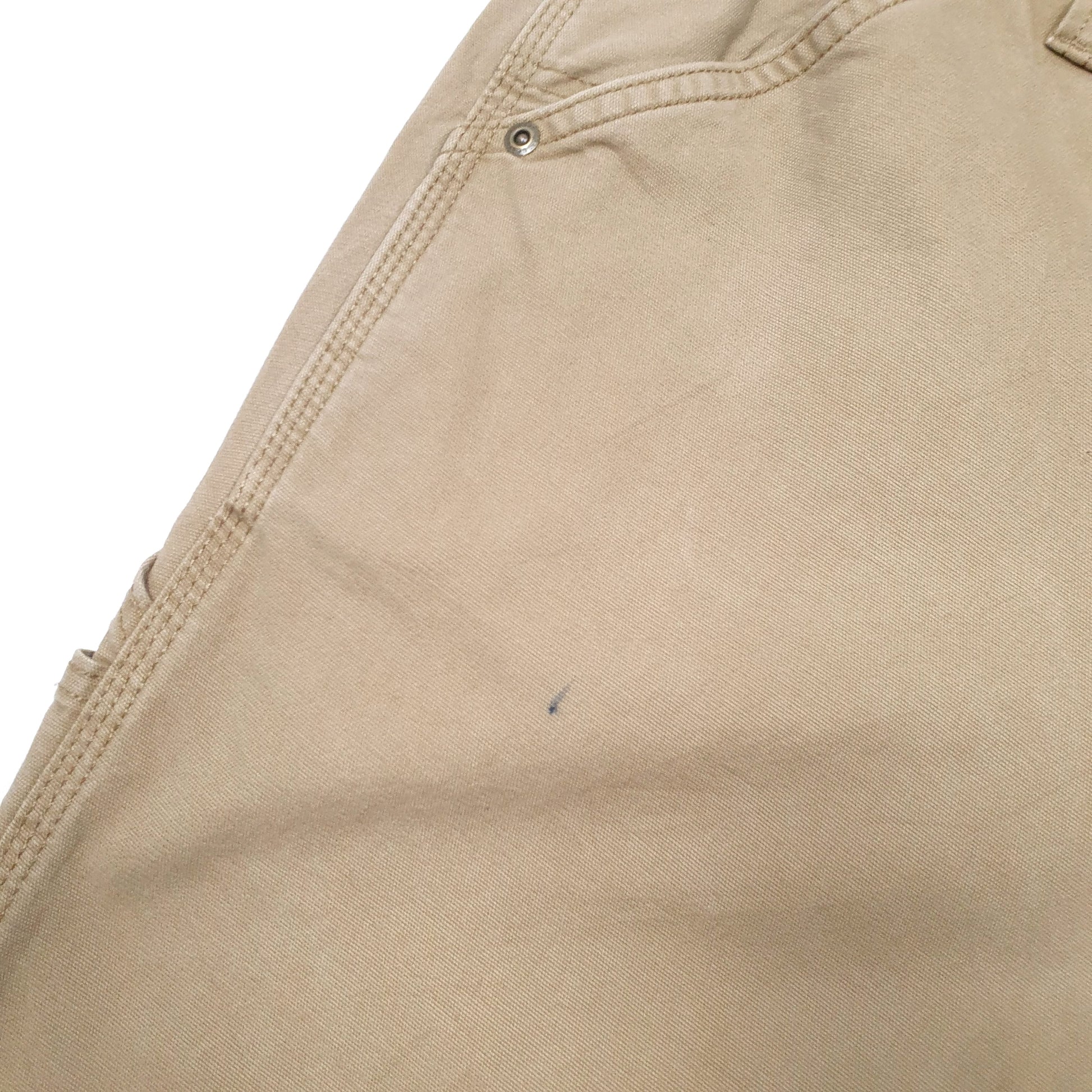 Womens Beige Carhartt Original Fit Carpenter Trousers