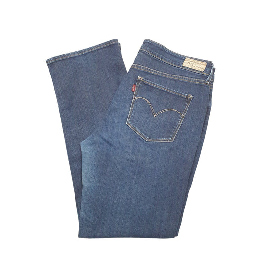 Levis Straight Regular Fit Jeans UK14 Blue