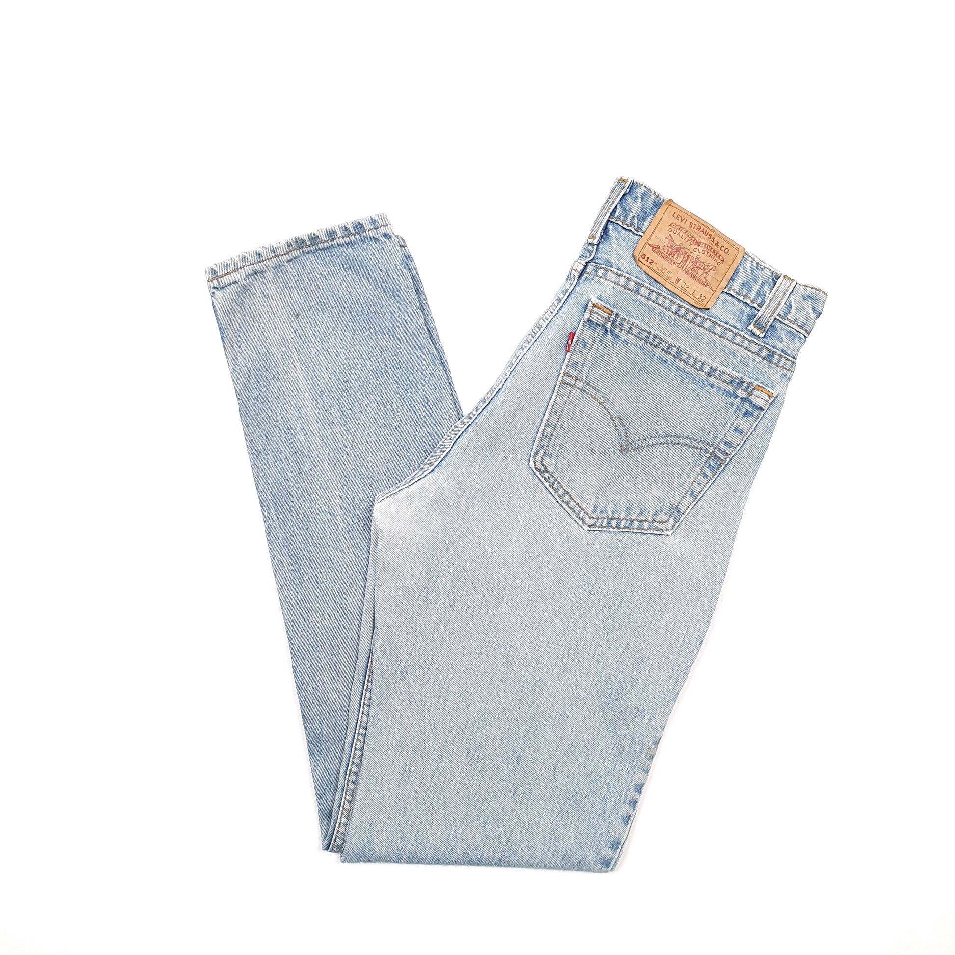 Levis 512 Slim Fit Jeans W32 L32 Blue