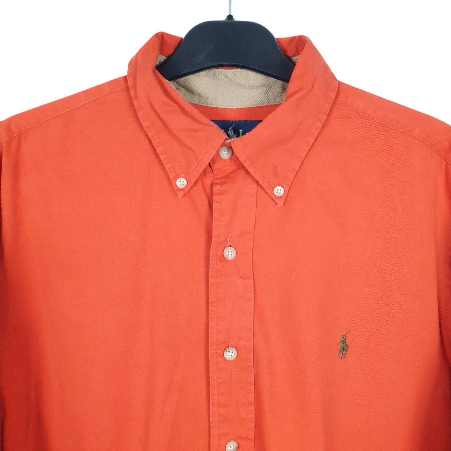 Ralph Lauren Long Sleeve Classic Fit Shirt Orange