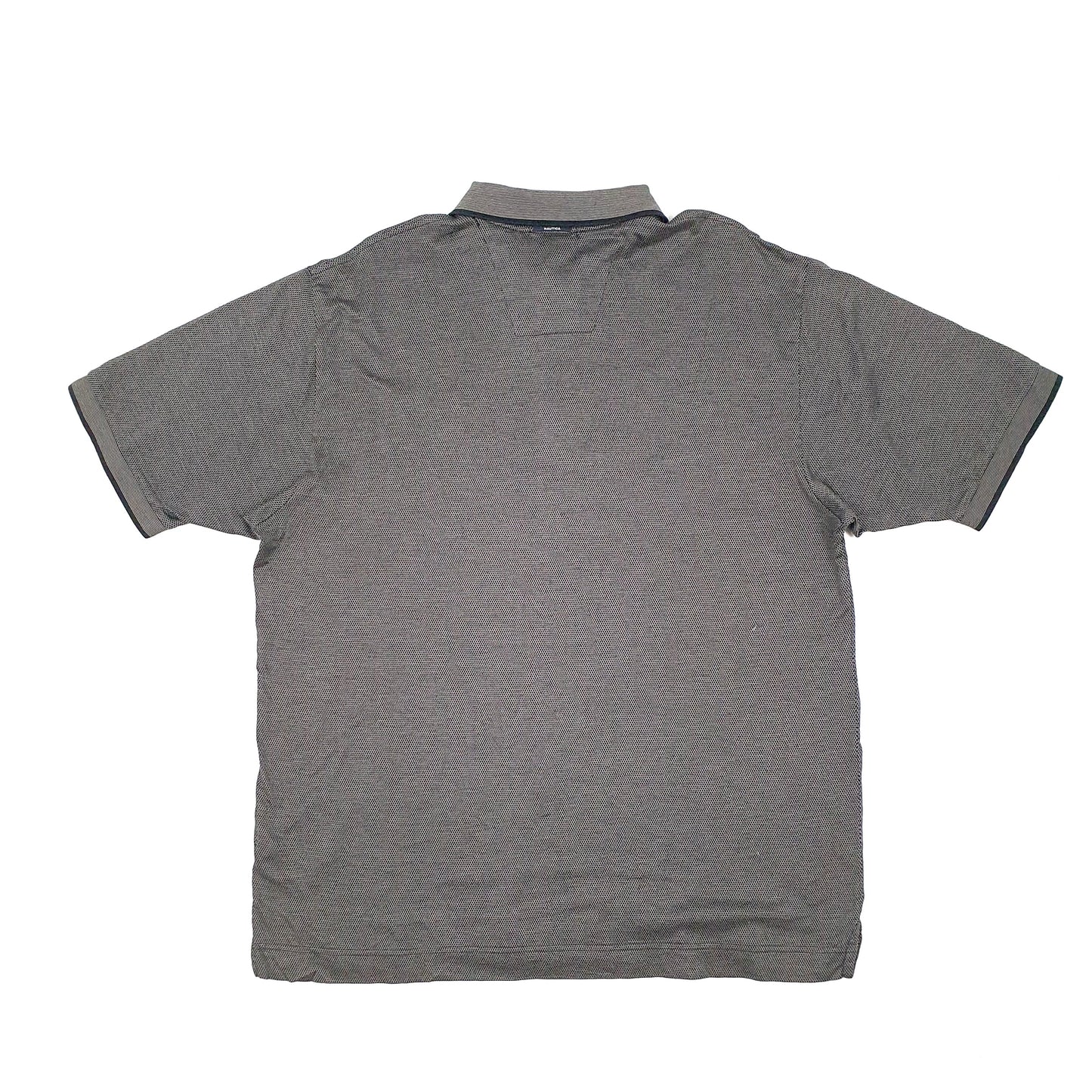 Nautica Short Sleeve Polo Shirt Grey