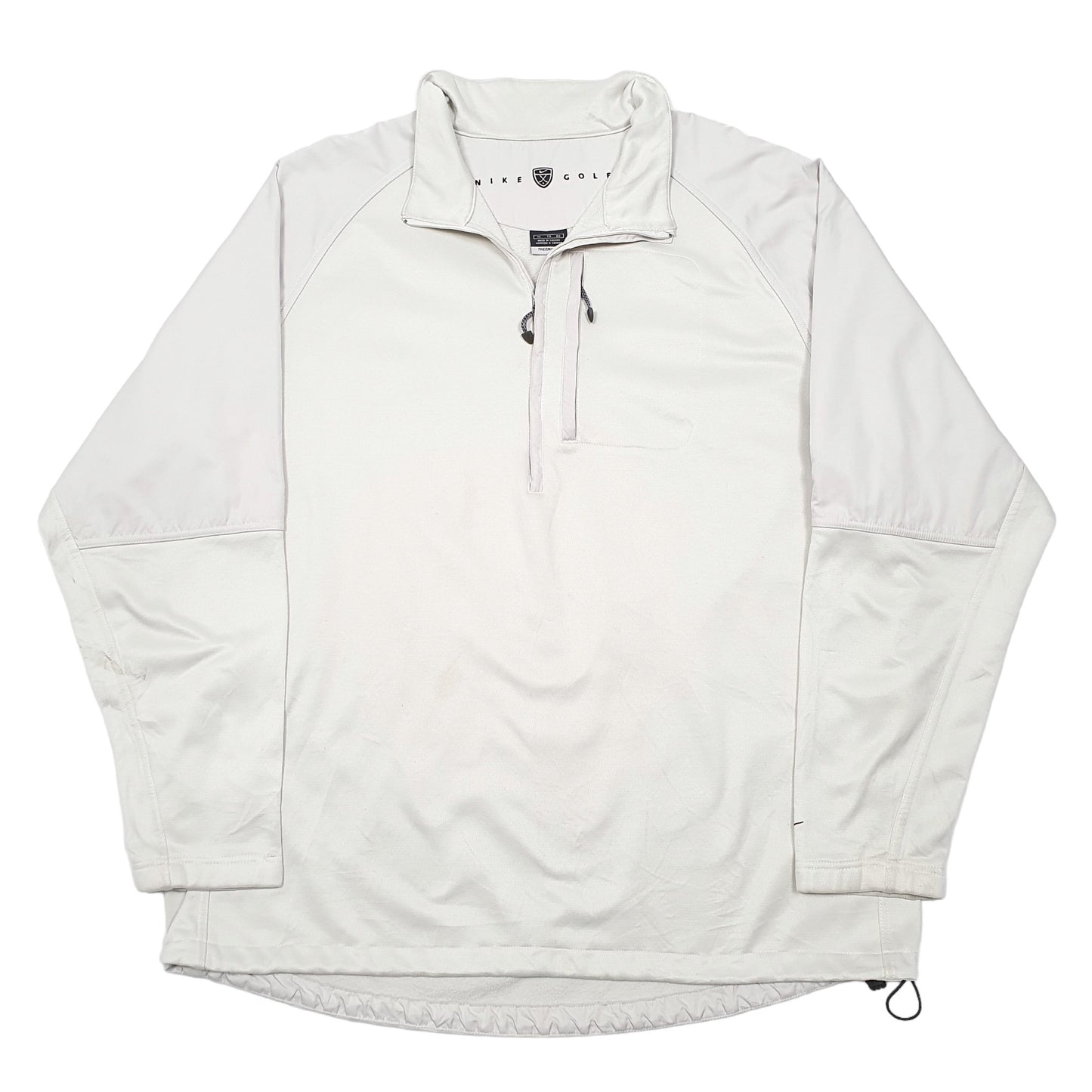 Mens Grey Nike Golf Active Quarter Zip Jumper