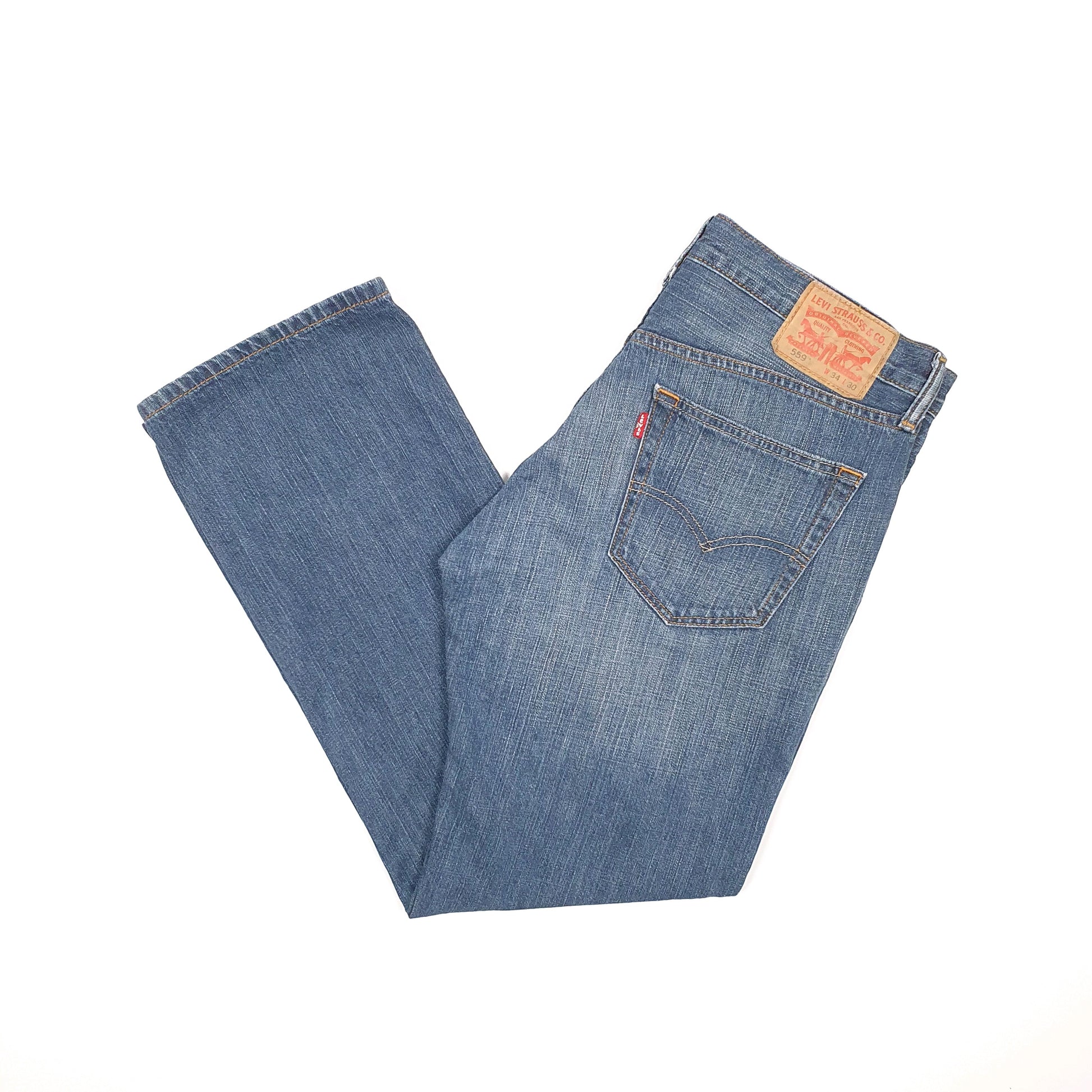 Levis 559 Relaxed Fit Jeans W34 L30 Blue