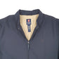 Mens Navy Chaps Sherpa Lined Harrington Jacket Coat