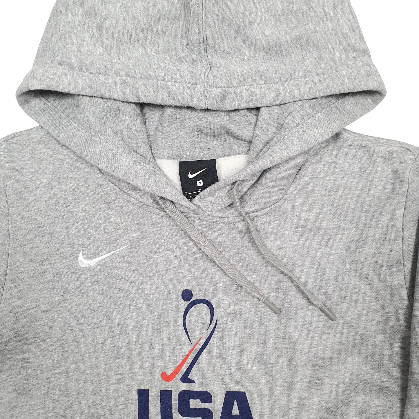 Womens Grey Nike USA College Field Hockey Hoodie Jumper