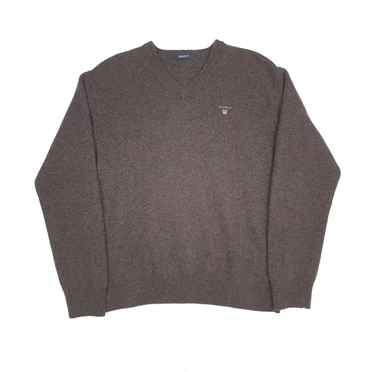 GANT Crewneck S Brown
