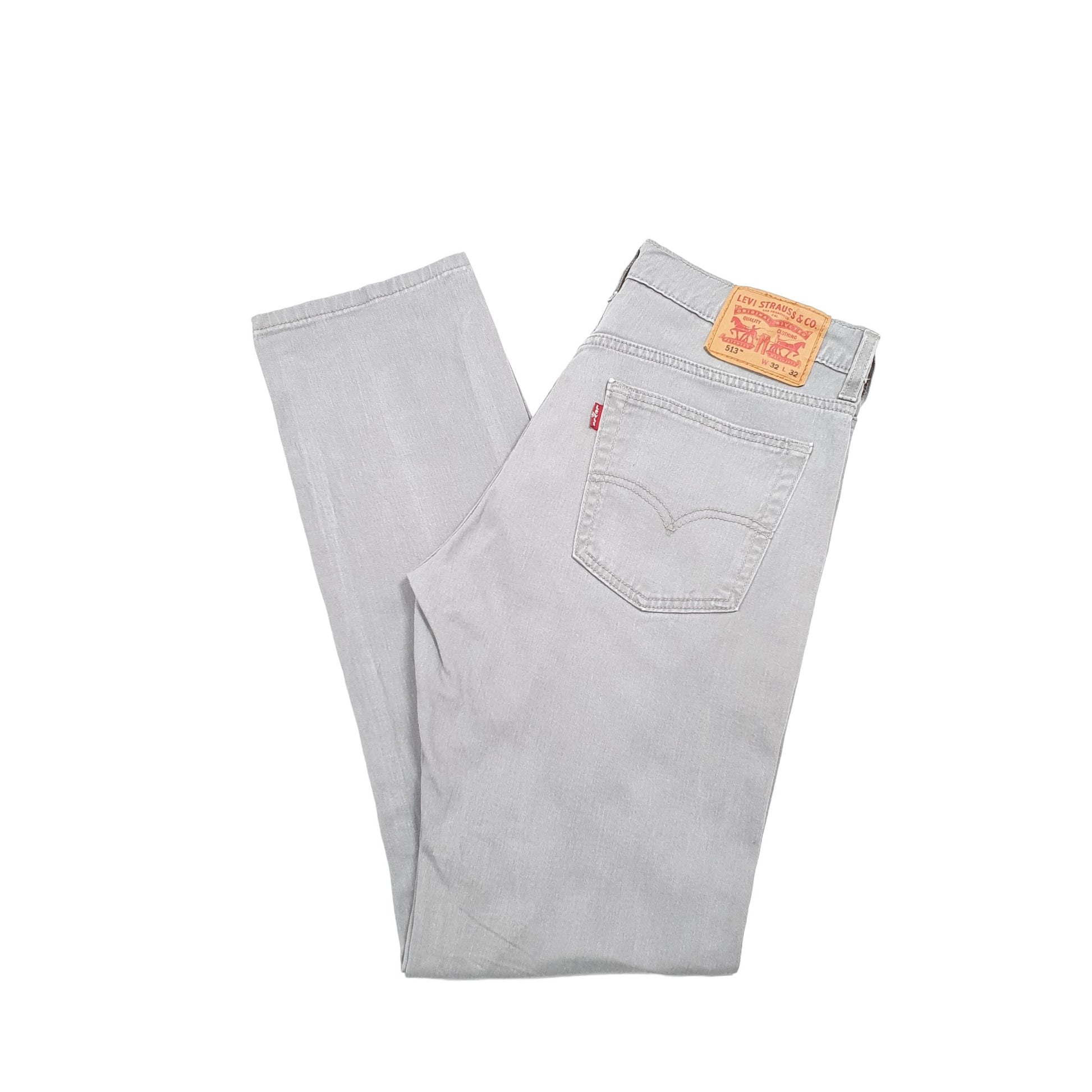 Levis 513 Slim Fit Jeans W32 L31 Grey