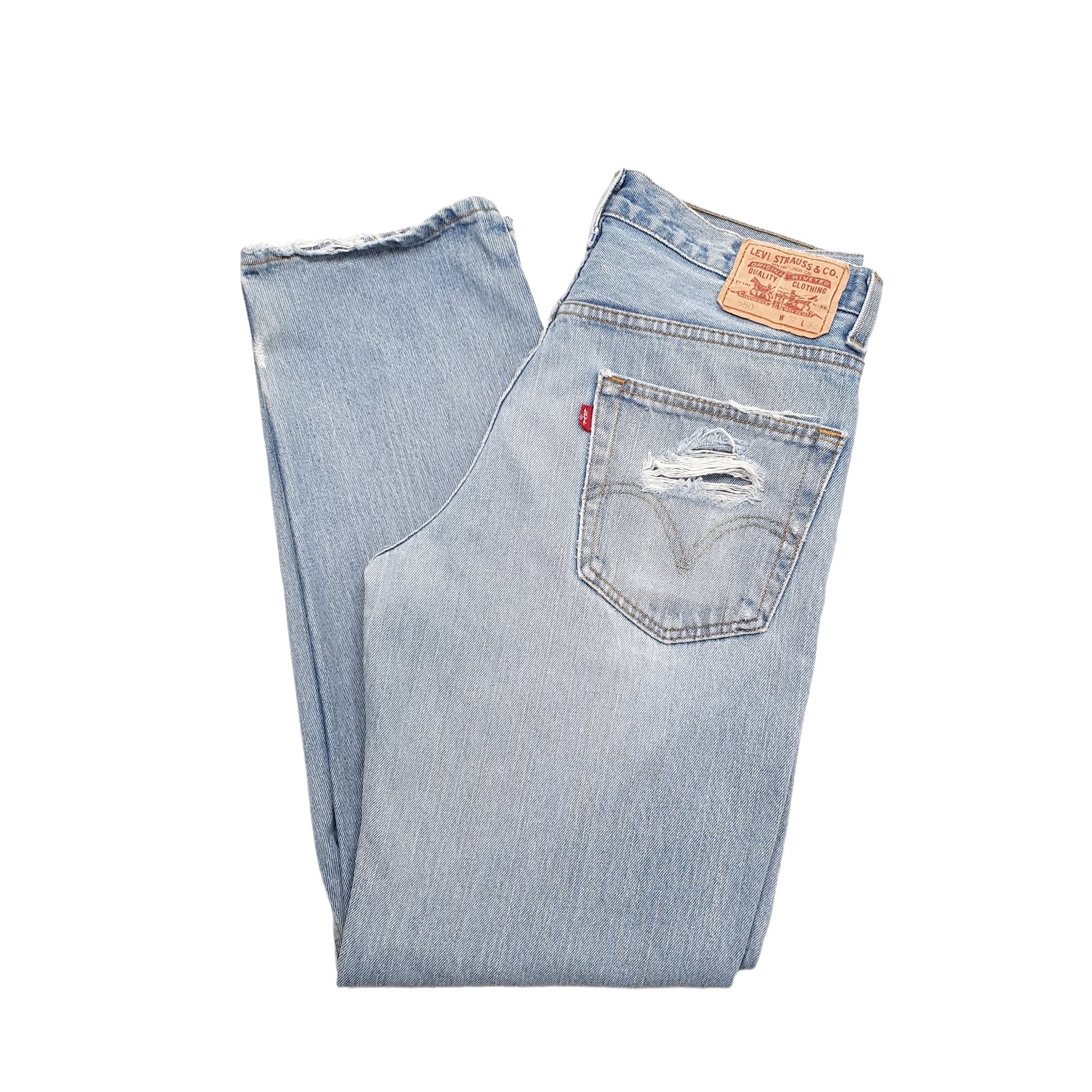 Levis 550 Relaxed Fit Jeans W32 L32 Blue