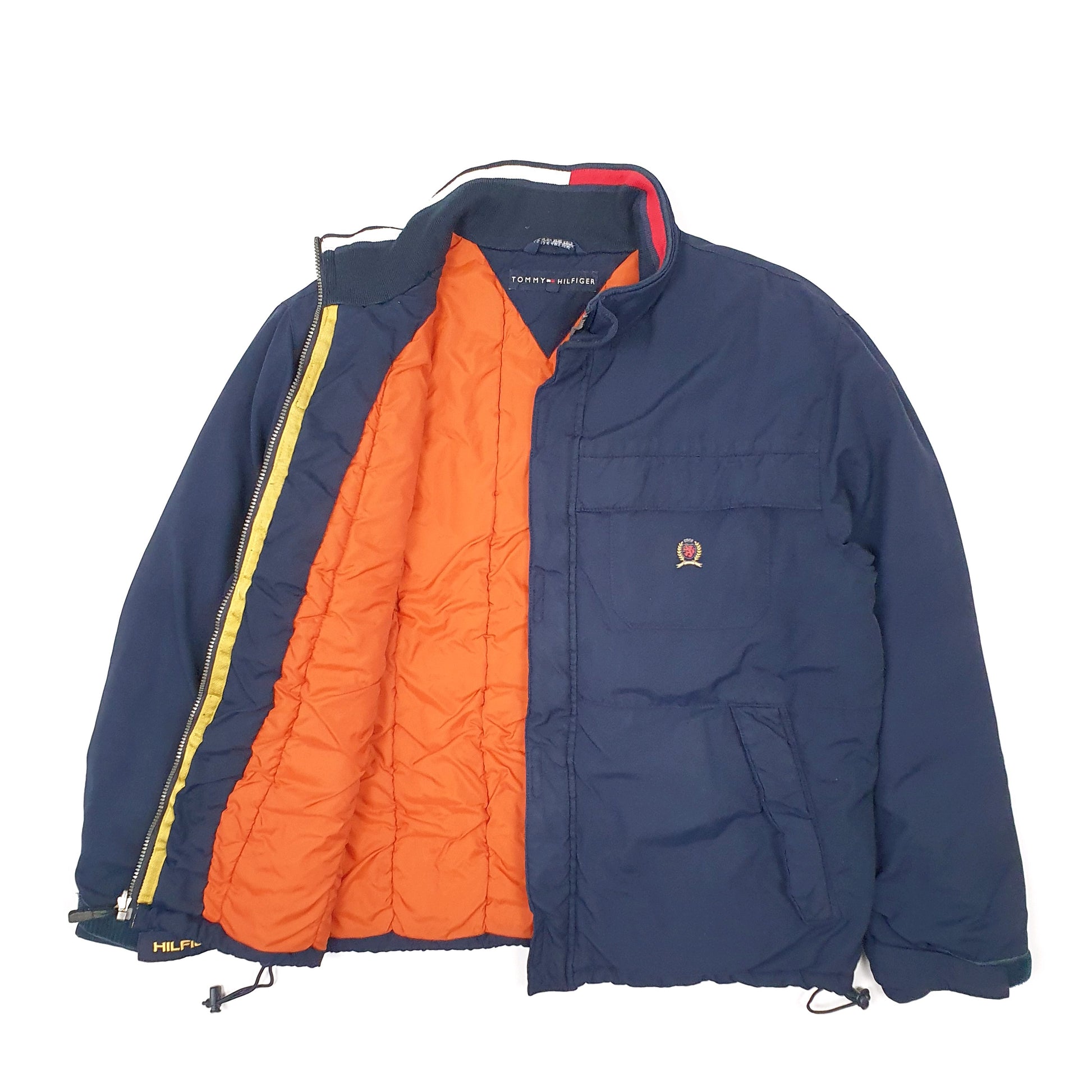 Mens Navy Tommy Hilfiger Puffer  Coat