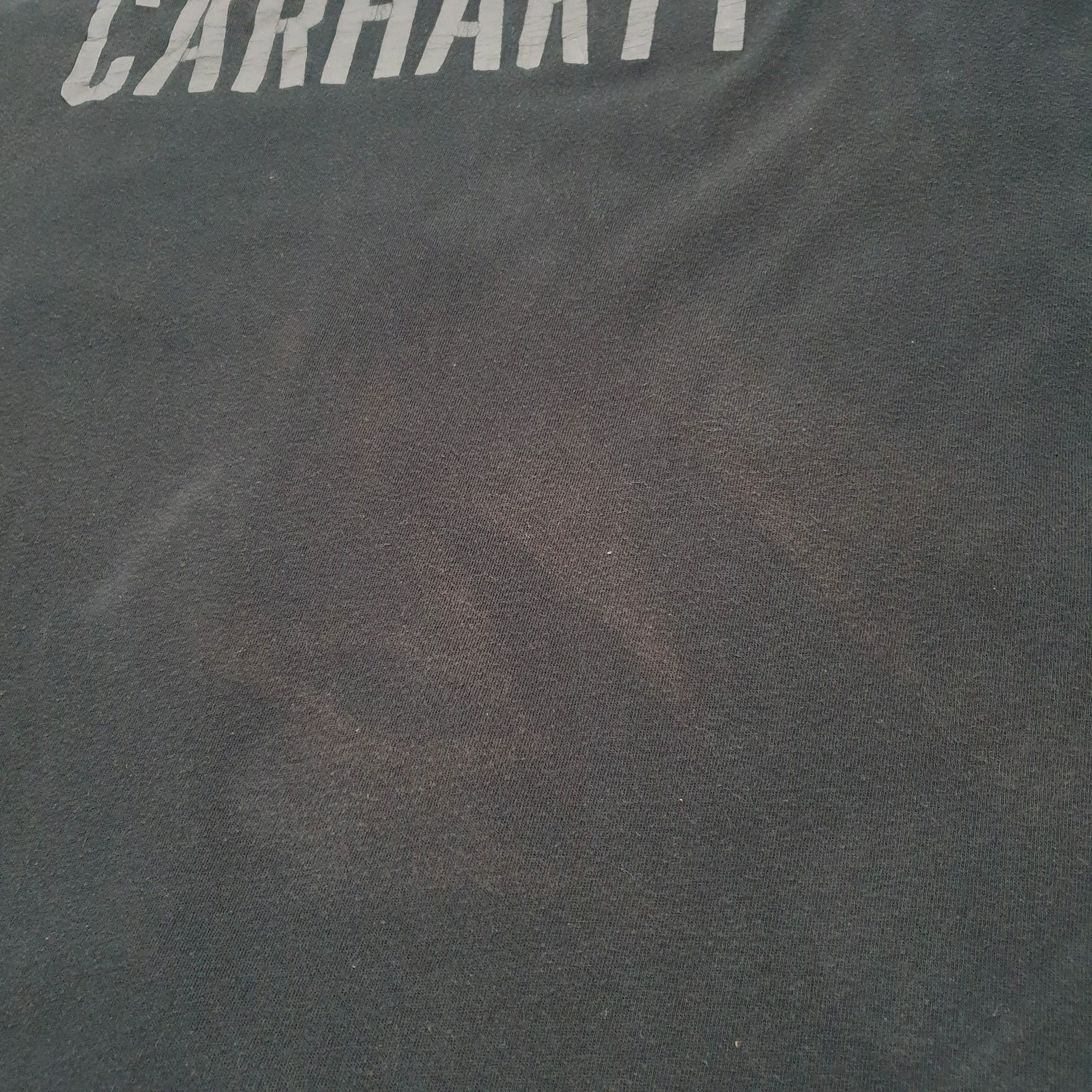 Mens Black Carhartt Work Wear Spellout Short Sleeve T Shirt