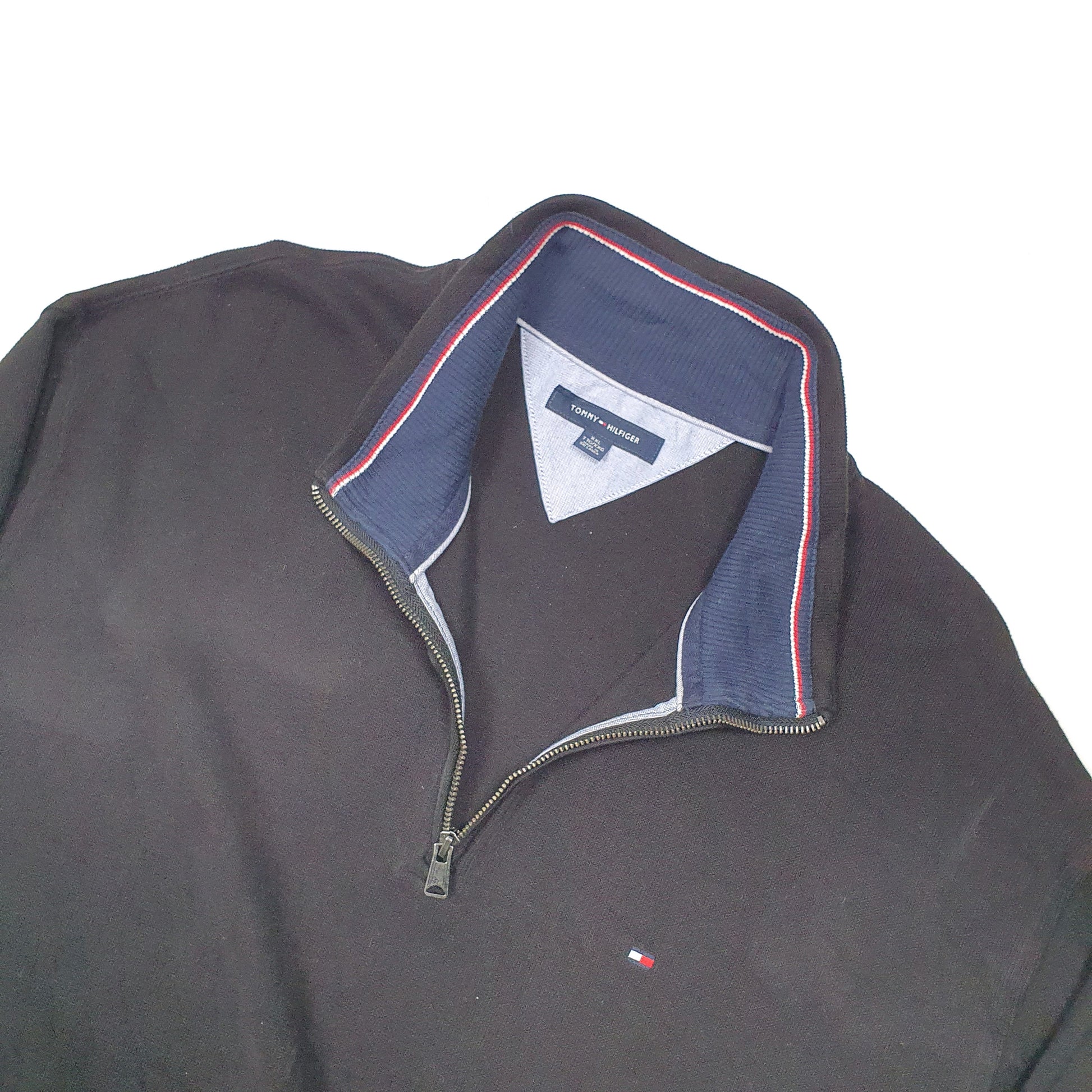 Tommy Hilfiger Quarter Zip XXL Black