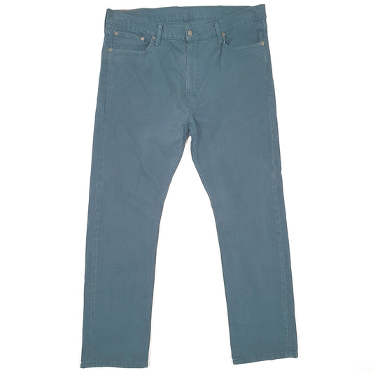 Levis 513 Slim Fit Jeans W38 L29 Green