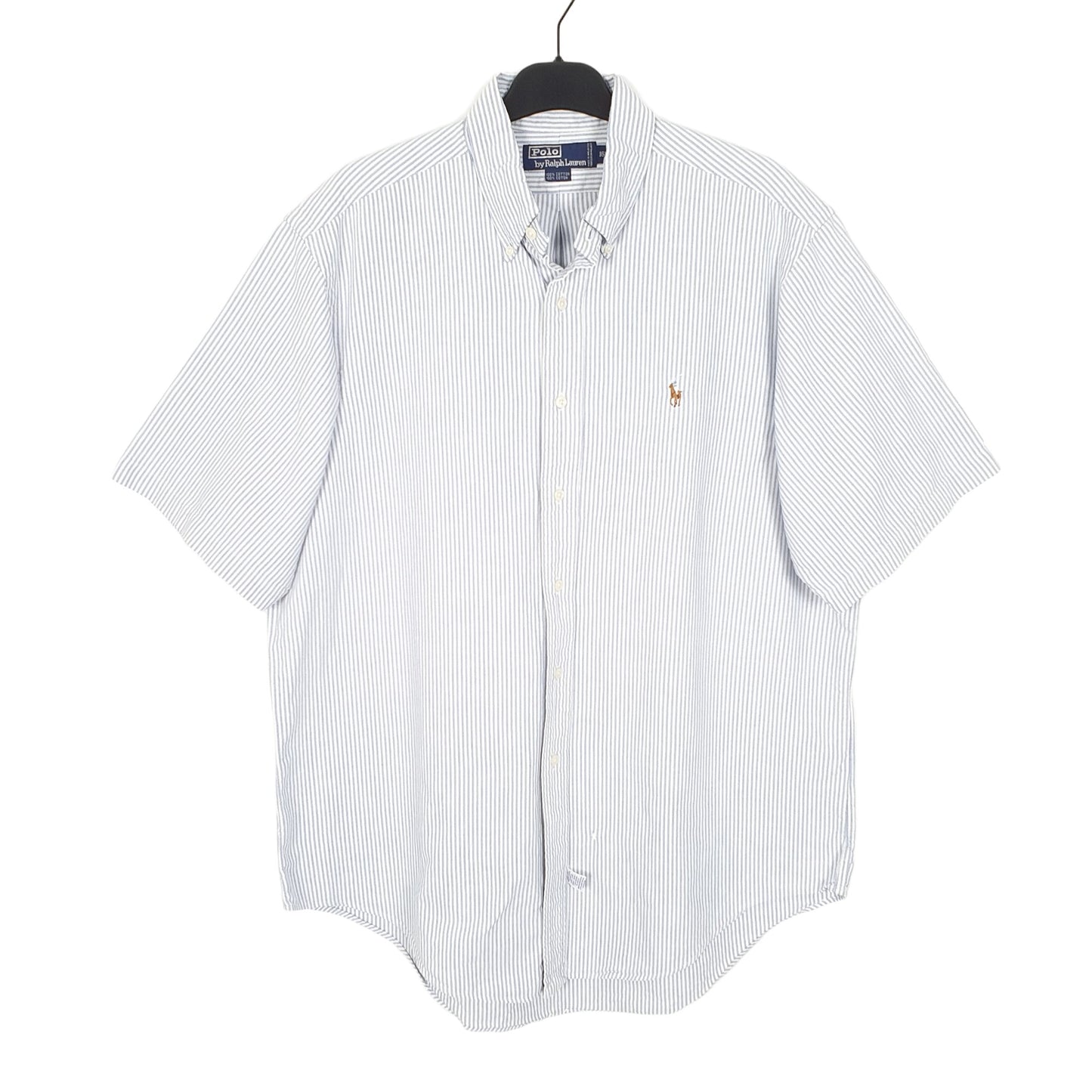 Ralph Lauren Short Sleeve Regular Fit Striped Shirt Blue