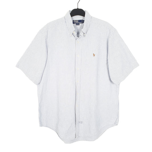 Ralph Lauren Short Sleeve Regular Fit Striped Shirt Blue