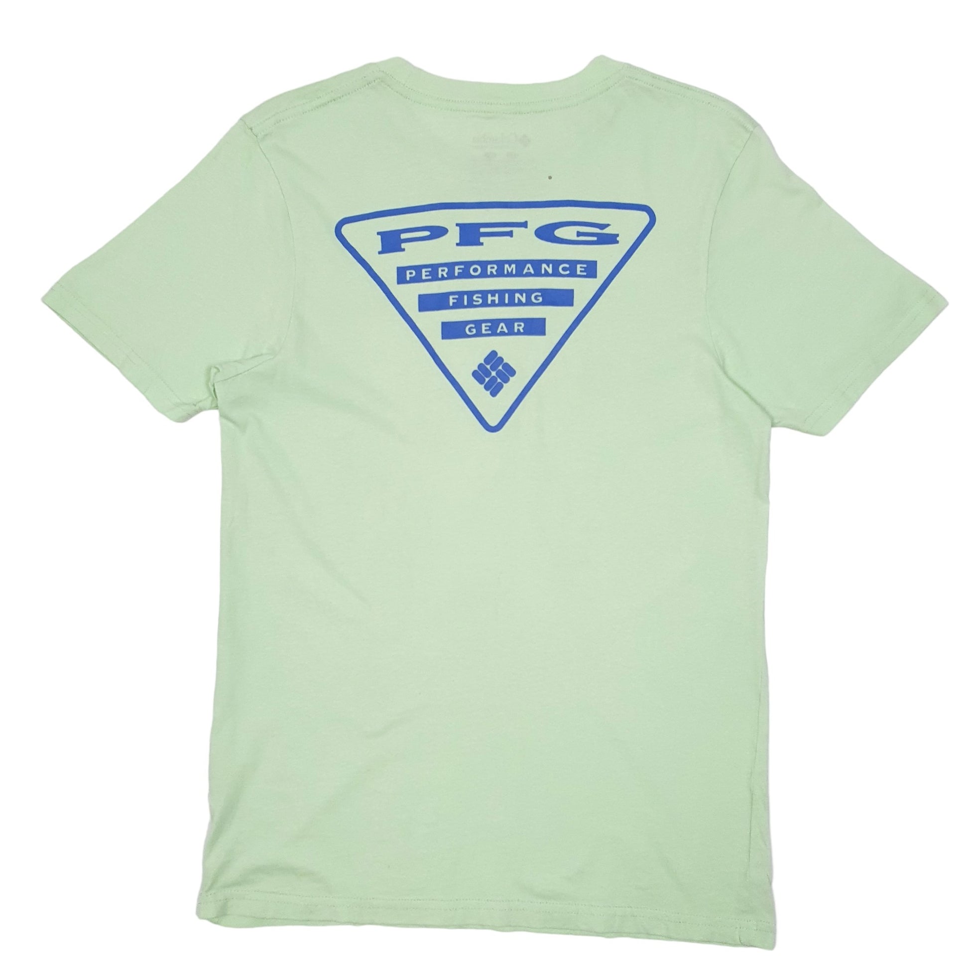 Mens Green Columbia Sportswear Performance Fishing Gear PFG Short Sleeve T Shirt