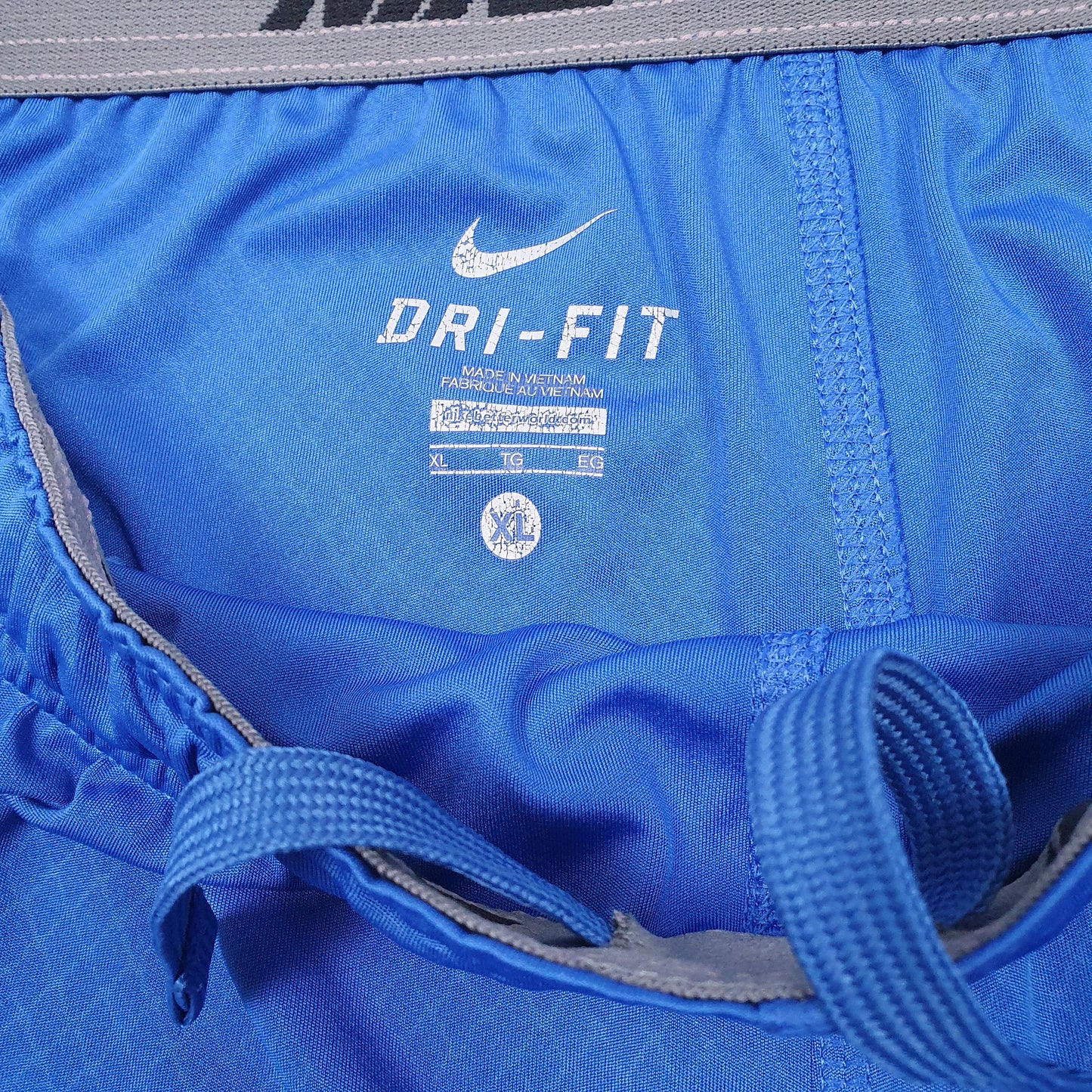 Nike Dri Fit Active Basketball Blue Sport Shorts W34 Blue