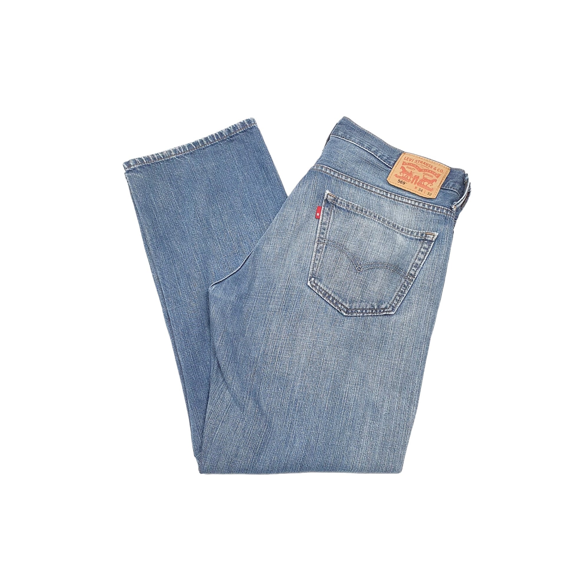 Levis 569 Loose Fit Jeans W36 L31 Blue