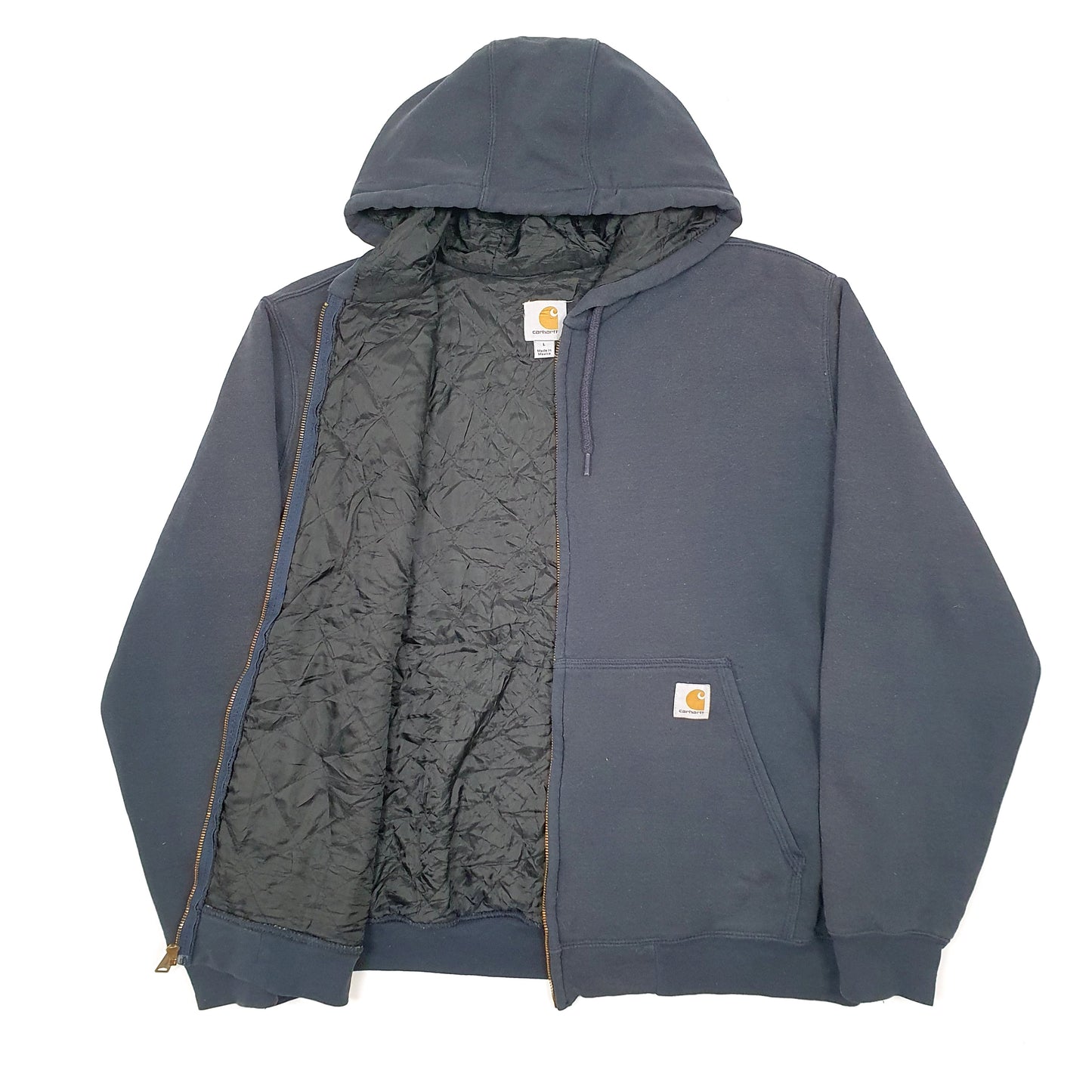 Mens Navy Carhartt Workwear Active Jacket Coat