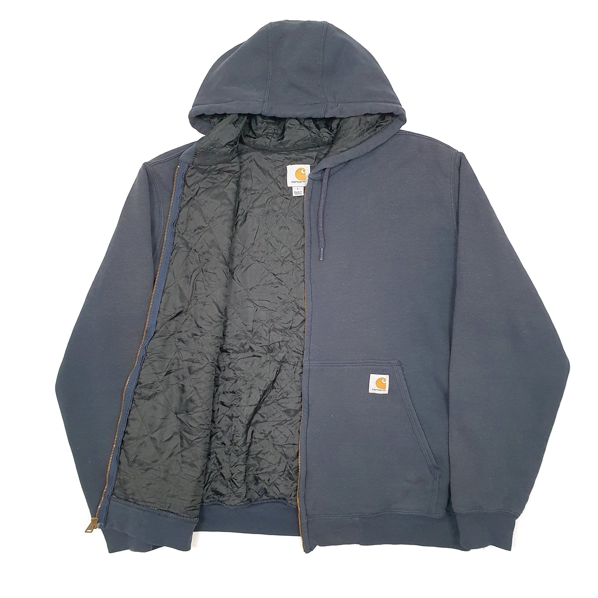 Mens Navy Carhartt Workwear Active Jacket Coat