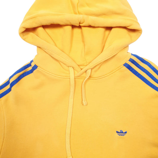 Mens Yellow Adidas Mark Gonzales Skateboarding Hoodie Jumper