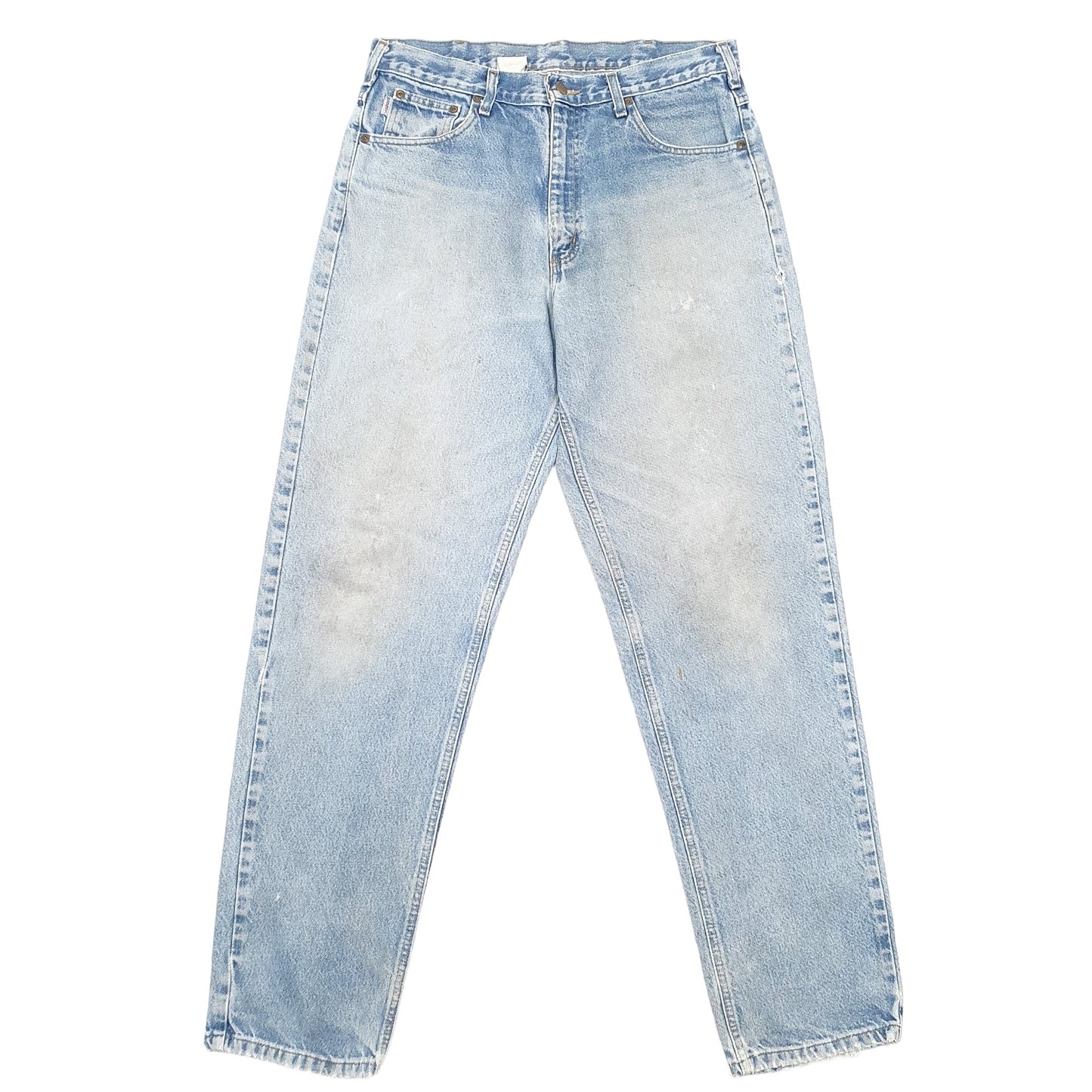 Mens Blue Carhartt Tapered Casual JeansW34 L34