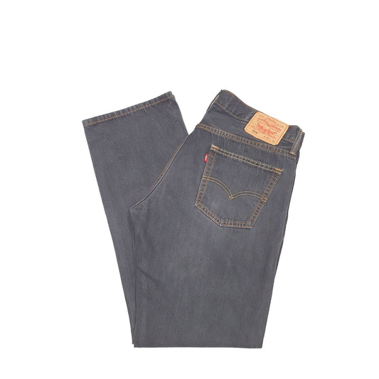 Levis 514 Straight Fit Jeans W34 L31 Black