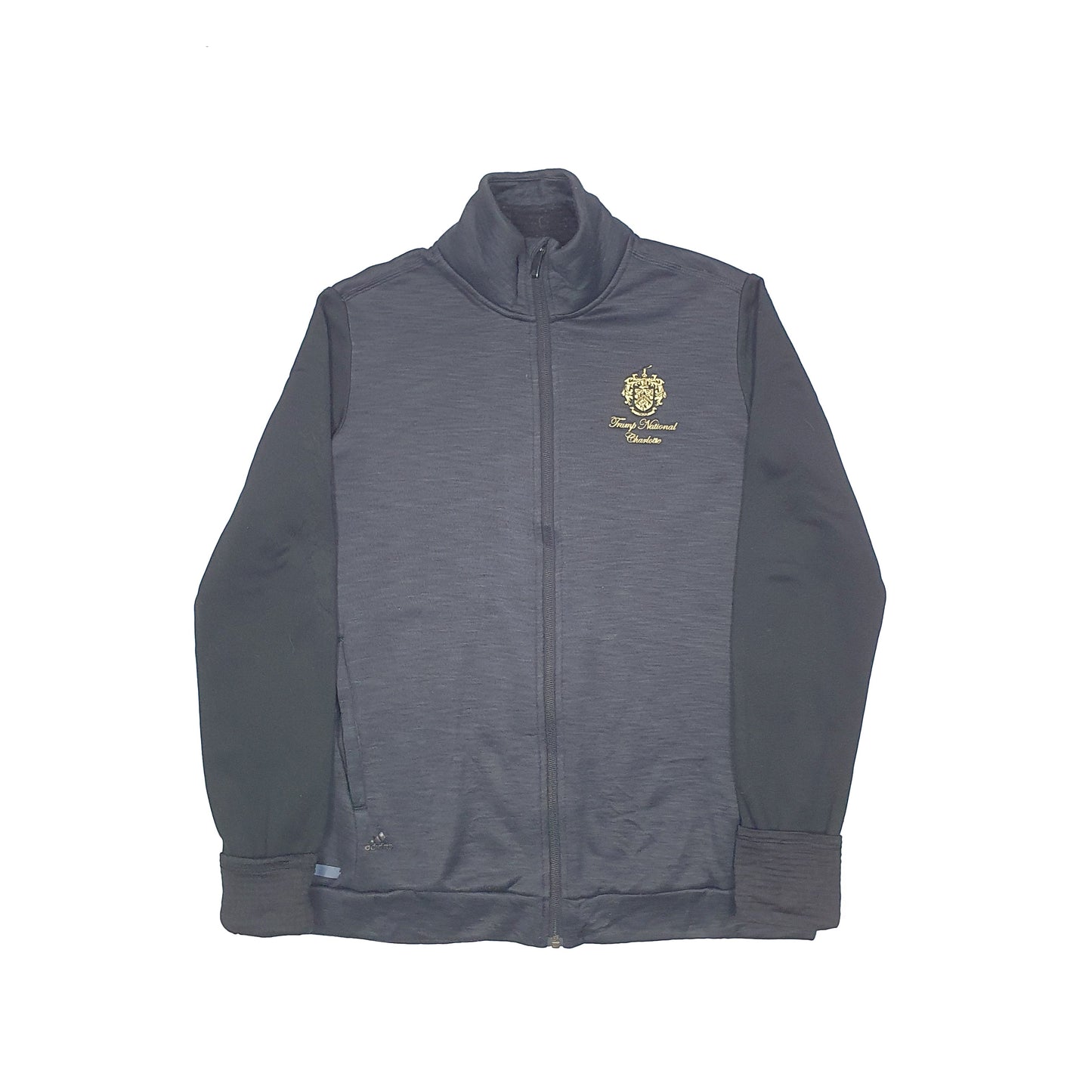 Adidas Trump Golf Club Full Zip Fleece L Black