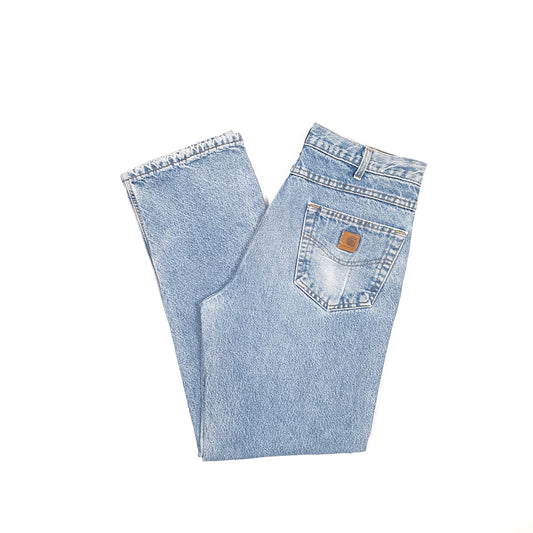Carhartt Casual Regular Fit Lined Jeans W34 L32 Blue
