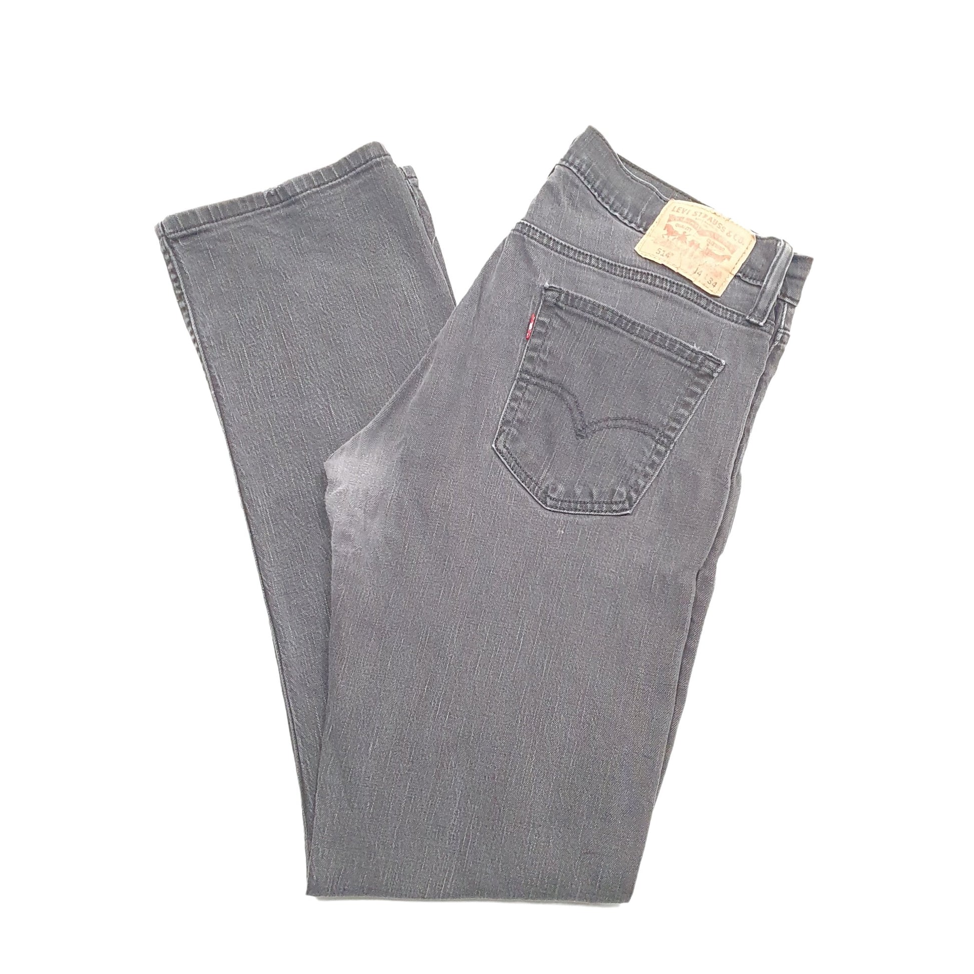 Levis 514 Straight Fit Jeans W34 L34 Black